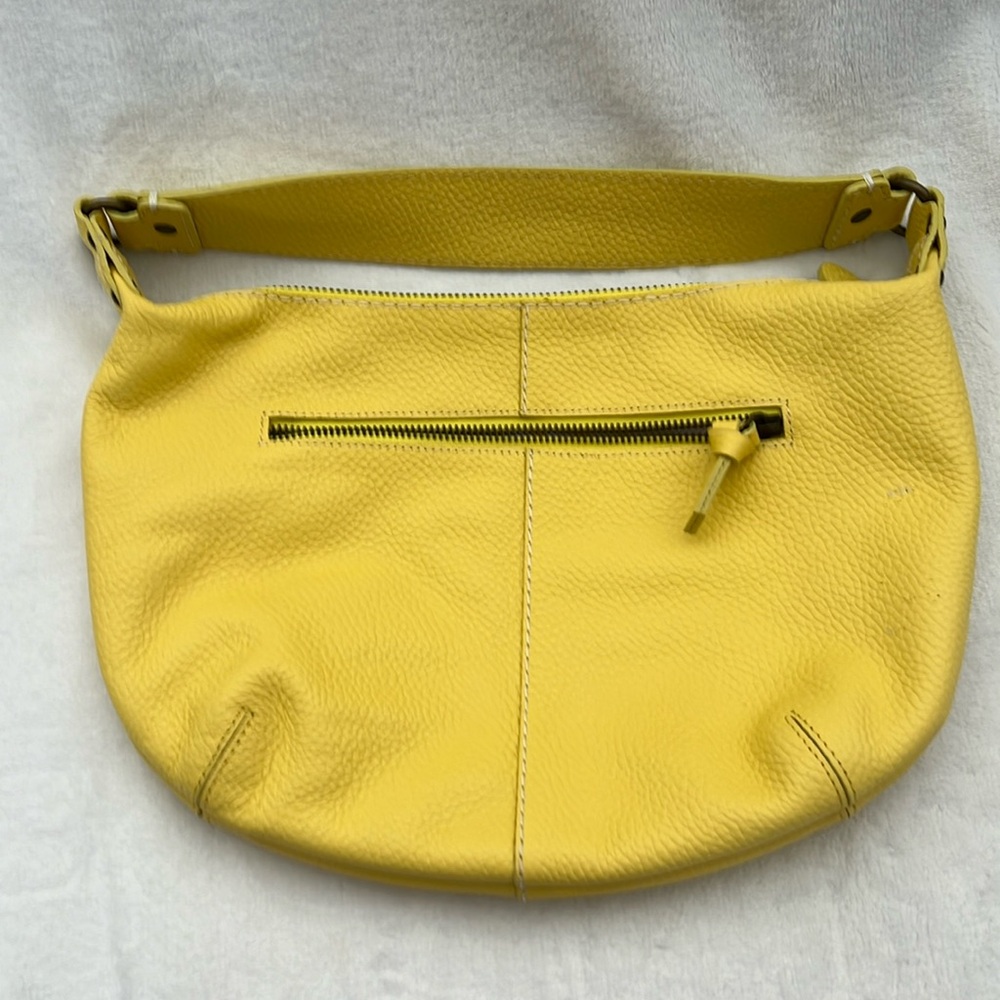 GAP Yellow Leather Hobo Bag